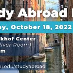 Study Abroad Fair on October 18, 2022